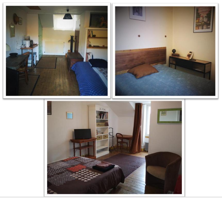 Chambres Avec Salle De Bains Et Cuisine En Centre Ville Argenton Sur Creuse Luaran gambar